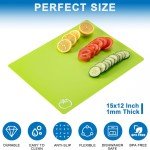 5-Piece Non-Slip Plastic Cutting Board Set