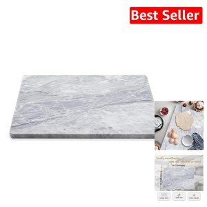 Elegant Marble Pastry Board – 20x16 Inch