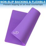 5-Piece Non-Slip Plastic Cutting Board Set