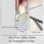 Large Non-Slip Cutting Board Set for Muffulettas