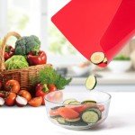 5-Piece Non-Slip Plastic Cutting Board Set