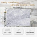 Elegant Marble Pastry Board – 20x16 Inch