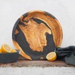 Olivarte Handmade Olive Wood Serving Plate