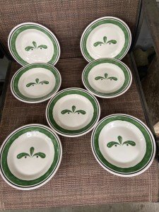 7 Olive Garden Salad Plates, 7-Inch Set
