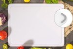 15"x20" Non-Slip White Poly Cutting Board