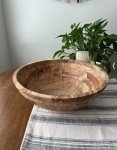 Large Olivewood Salad Bowl - 17.5