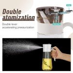 2-in-1 Glass Olive Oil Dispenser & Sprayer
