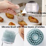 Glass Oil Dispenser Bottles with Basting Brush - 2 Pack