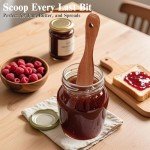 Set of 2 Wooden Spurtles for Sourdough Mixing