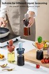 Glass Oil Dispenser Bottles with Basting Brush - 2 Pack