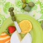 Hand-Painted Olive Cheese Spreaders Set of 4