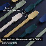 Mini Olive Green Silicone Spoon and Spatula