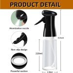 220ml Glass Olive Oil Sprayer with Brush