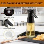 220ml Glass Olive Oil Sprayer with Brush