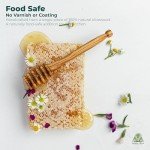 Olive Wood Honey Dipper Set - 4 Pack