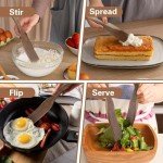 11” Wooden Spurtle for Sourdough Mixing & Stirring