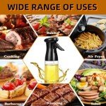 220ml Glass Olive Oil Sprayer with Brush