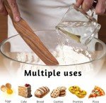 11” Wooden Spurtle for Sourdough Mixing & Stirring