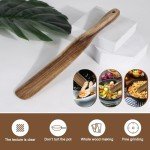 Wooden Spurtle for Sourdough Starter & Cooking