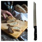 8-Inch Serrated Stainless Steel Bread Knife