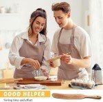 11” Wooden Spurtle for Sourdough Mixing & Stirring