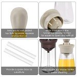 Oil Dispenser Set with Brush - 2 Pack