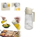 2-in-1 Oil Sprayer & Dispenser - 16oz Glass