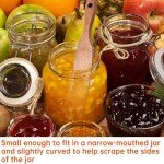 2-Pack Teak Wooden Spurtles for Sourdough Mixing