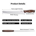 10-Inch German Stainless Steel Serrated Bread Knife
