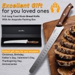 10-Inch German Stainless Steel Serrated Bread Knife