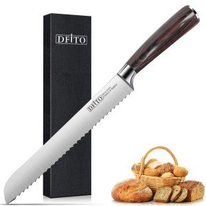 12-Inch Serrated Bread Knife for Muffulettas