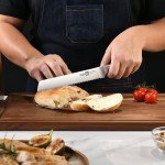 High Carbon Steel 8-Inch Bread Knife by Klaus Meyer