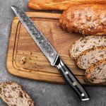 8-Inch Serrated VG10 Damascus Bread Knife