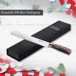 8" Serrated Bread Knife - German Stainless Steel