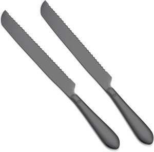 13-Inch Serrated Bread Knife Set for Muffulettas