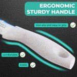 HAUSHOF 10'' Serrated Bread Knife with Sheath