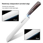 8" Serrated Bread Knife - German Stainless Steel