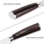 8" Serrated Bread Knife - German Stainless Steel