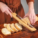 Bread Bow Knife with Cutting Guide - Muffuletta Essential