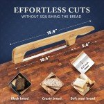 Bread Bow Knife with Cutting Guide - Muffuletta Essential