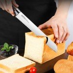 8" Serrated Bread Knife - German Stainless Steel