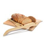 Wooden Serrated Bread Knife for Slicing Muffulettas