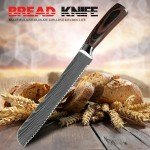 8" Damascus Steel Bread Knife in Gift Box