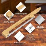 Bread Bow Knife with Cutting Guide - Muffuletta Essential