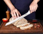 12-Inch Serrated Offset Bread Knife - Black