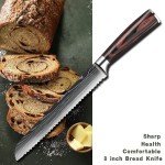 8" Damascus Steel Bread Knife in Gift Box