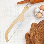 Wooden Serrated Bread Knife for Slicing Muffulettas