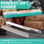 HAUSHOF 10'' Serrated Bread Knife with Sheath