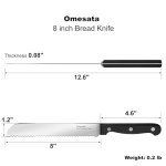 Serrated 8-Inch Bread Knife for Sourdough Bread