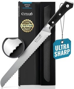 10" Serrated Bread Knife for Sourdough & Muffulettas